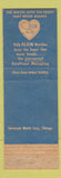 Matchbook Cover - Elgin Watches JC Greenya Williamsport PA