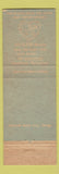 Matchbook Cover - Elgin Watches Boatright Jewelers Jamestown ND