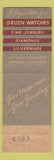 Matchbook Cover - Gruen Watches Hurst Jewelry Anaheim CA