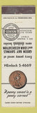 Matchbook Cover - Green Bay Savings and Loan WI penny