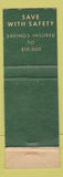 Matchbook Cover - Lincoln Savings and Loan Cleveland OH Abraham