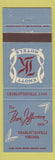 Matchbook Cover - Thomas Jefferson Inn Charlottesville VA Knott Hotels