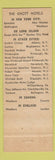 Matchbook Cover - Hotel Robert Treat Newark NJ Knott WEAR