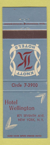 Matchbook Cover - Hotel Wellington New York City Knott