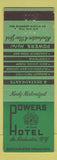 Matchbook Cover - Powers Hotel Rocester NY