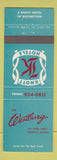 Matchbook Cover - Westbury Hotel Toronto ON Knott