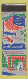 Matchbook Cover - Social Claners Birmingham AL Christmas