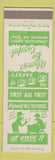 Matchbook Cover - Acme Steel Safety Report Injuries