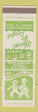 Matchbook Cover - Canteen Company University City MO Safety No Horseplay