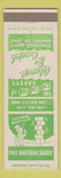 Matchbook Cover - Barber Coleman Rockford IL Safety Pile Material