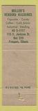 Matchbook Cover - Miller's Vending Freeport IL Safety Lift With Knees WEAR