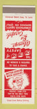 Matchbook Cover - Barber Coleman Rockford IL Safety Safety Goggles