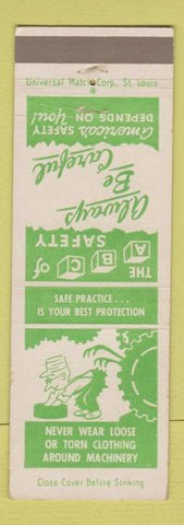 Matchbook Cover - Industrial Rayon Corp Painesville Plant OH No Loose Clothes