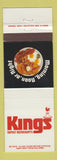 Matchbook Cover - King's Family Restaurants Breakfast Canada?