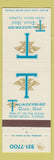 Matchbook Cover - Thunderbird Resort Motel Miami Beach FL