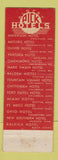 Matchbook Cover - Albert Pick Hotels Hotel Miami Dayton OH bellhop