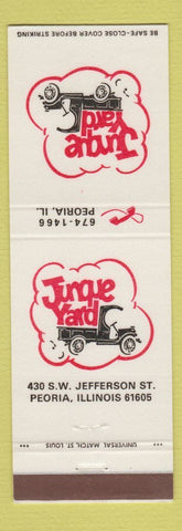 Matchbook Cover - Junque Yard Peoria IL