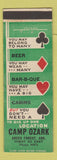Matchbook Cover - Camp Ozark Green Forest AR