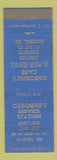 Matchbook Cover - Osborne's Cafe Hannibal MO Sinclair oil gas WEAR