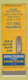 Matchbook Cover - Goodyear Tires Forsyth Santa Rosa CA WEAR