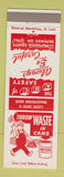 Matchbook Cover - Barber Coleman Rockford IL Safety Use Trash Cans