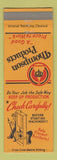 Matchbook Cover - Thompson Products Safety Check Machinery