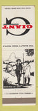 Matchbook Cover - Giant Grocery Mason Dixon Line Survey