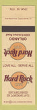 Matchbook Cover - Hard Rock Cafe Orlando FL