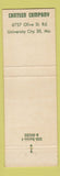 Matchbook Cover - Canteen Company University City MO Safety Horseplay