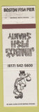 Matchbook Cover - Jimbo's Fish Shanty Boston MA