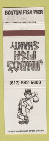 Matchbook Cover - Jimbo's Fish Shanty Boston MA