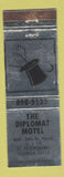 Matchbook Cover - Diplomat Motel St Petersburg FL top hat WEAR