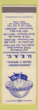 Matchbook Cover - UEAC Union Studio City CA Sacramento European American Club