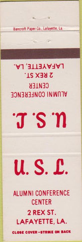 Matchbook Cover - University of Louisiana? Lafayette LA