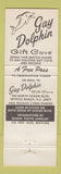 Matchbook Cover - Gay Dolphin Gift Shop Myrtle Beach SC