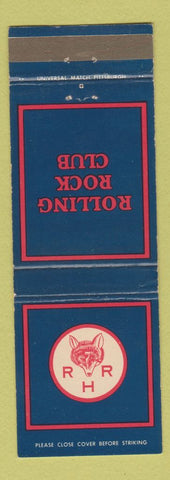 Matchbook Cover - Rolling Rock Club PA?