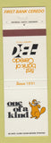 Matchbook Cover - First Bank of Ceredo WV