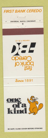 Matchbook Cover - First Bank of Ceredo WV