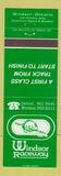 Matchbook Cover - Windsor Raceway Horse Racing Windsor ON