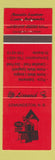 Matchbook Cover - MPD Pizza Edmundston NB St Basile