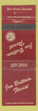 Matchbook Cover - Joe Brittain Florist Flowers Lakewood OH WEAR
