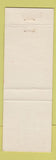 Matchbook Cover - Weigman's Sacramento Floral Flowers CA FTD