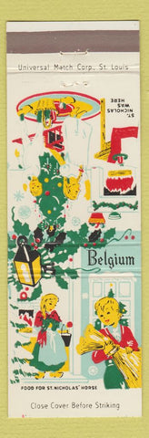 Matchbook Cover - Better Gifts Inc Kansas City MO Christmas Belgium