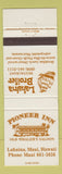 Matchbook Cover - Pioneer Inn Lahaina Broiler Restaurant Maui Hawaii