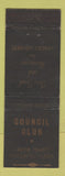 Matchbook Cover - Council Club Richland WA