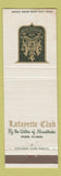 Matchbook Cover - Lafayette Club Minnetonka Beach MN WEAR