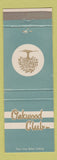 Matchbook Cover - Oakwood Club