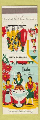 Matchbook Cover - Better Gifts Inc Kansas City MO Christmas Italy