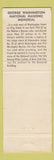 Matchbook Cover - Giant Food Grocery George Washington Masonic Memorial