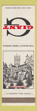 Matchbook Cover - Giant Food Grocery Washington Cathedral DC